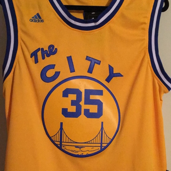 adidas Other - Throwback Golden State Warriors Jersey— KD